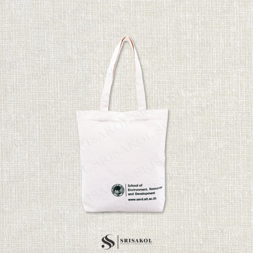 กระเป๋าผ้าแคนวาส 12 oz. มีกระดุมแม่เหล็กที่ปากกระเป๋า รหัส A2527-17B