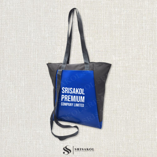 กระเป๋าผ้าใบทับปูริน สลับ ผ้า 1000D PU รหัส 2405-12B 1