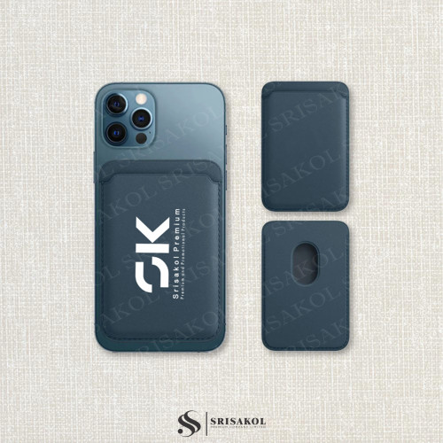 Corporate premium product กระเป๋าแม่เหล็กติดหลังมือถือ รหัส A2505-2PS