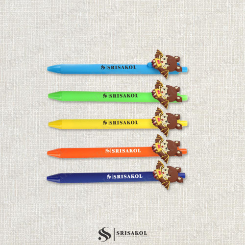 ปากกาติดรูปการ์ตูน 2D รหัส A2610-17PS