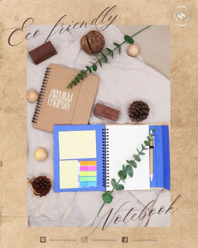 Eco-Friendly Notebook สมุดโน๊ตพรีเมี่ยม รหัส A2514-10DT 3