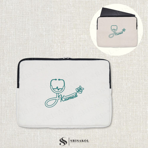 Premium Canvas Bag กระเป๋าใส่โน๊ตบุ๊คผ้าแคนวาส รหัส A2609-13BM #B 1