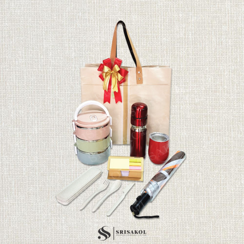 ชุด Gift set เซทใหญ่ 7 ชิ้น พร้อมติดโบว์ รหัส A2214-9SU