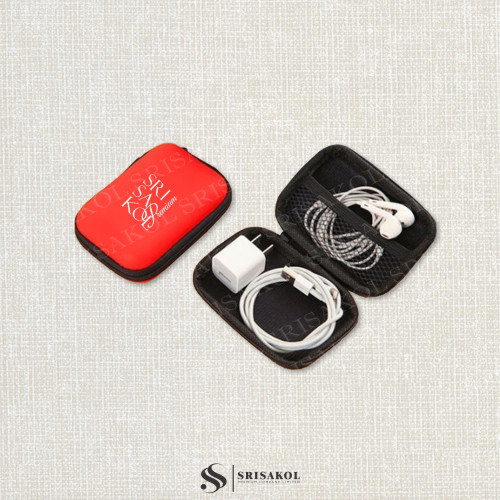 Corporate premium product กระเป๋า EVA พกพา สำหรับเก็บสายชาร์จ รหัส A2609-2PS