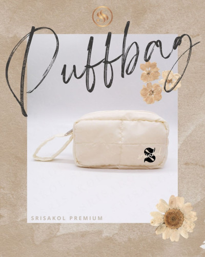 Puff bag กระเป๋าใส่ของอเนกประสงค์ ผ้าร่มนุ่มนิ่ม รหัส A2616-9BS #B