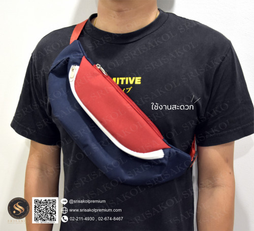 กระเป๋าคาดอก กระเป๋าคาดเอว รหัส A2422-12B 4