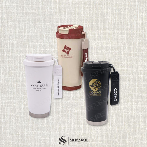 VACATION Tumbler Selection แก้วน้ำเก็บอุณหภูมิ มีสายคล้อง รหัส A2615-12KP 1