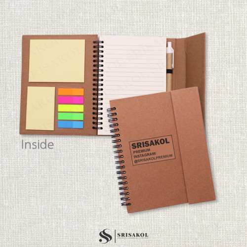 Eco-Friendly Notebook สมุดโน๊ตพรีเมี่ยม รหัส A2609-15DT 2