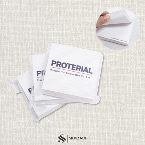 กระดาษโน๊ตพรีเมี่ยม ไสกาว พร้อมปก รหัส A2609-7DT