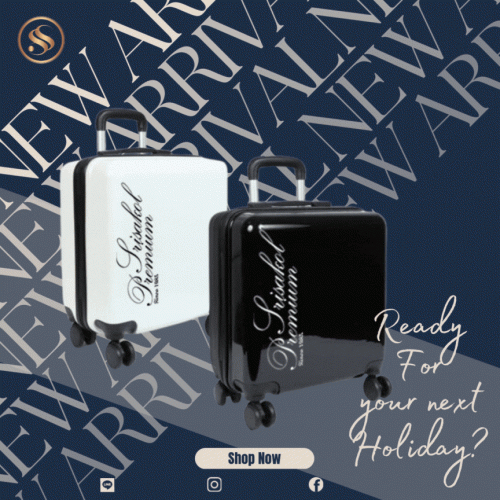 กระเป๋าเดินทางล้อลาก วัสดุ PC 1