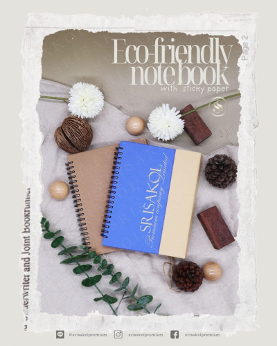Eco-Friendly Notebook สมุดโน๊ตพรีเมี่ยม รหัส A2514-10DT