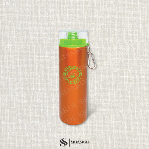 ของที่ระลึกองค์กร กระติกน้ำอะลูมิเนียม สีส้ม รหัส A2512-22I