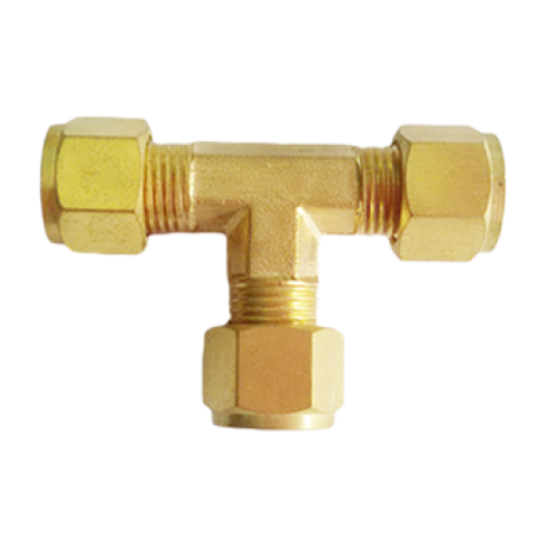 ข้อต่อทองเหลืองสามทาง (ตาไก่ 3 ข้าง) [ 64 ]