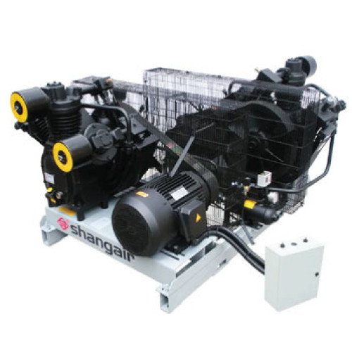 ปั๊มลมแรงดันสูงชางแอร์ Shangair รุ่น 2-09WM-1530 (Doble-Engine Set)
