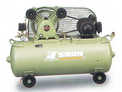 ปั๊มลมสวอน รุ่น SVP-212/58L (1/2 แรงม้า, 58 ลิตร) ใช้ไฟฟ้า 220 โวลท์