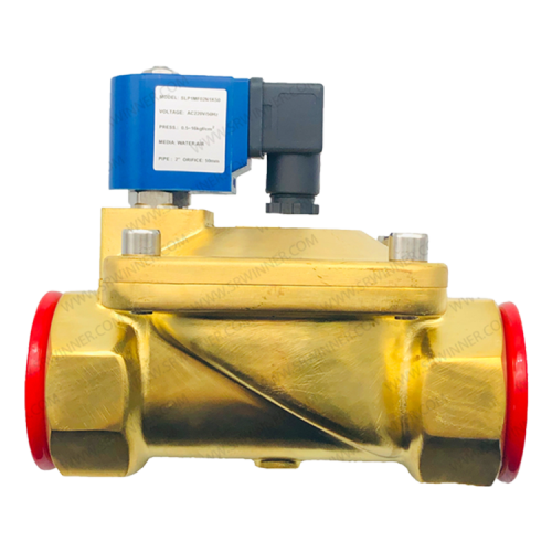 โซลินอยด์วาล์วทองเหลือง (2ทาง) ขนาด 2 นิ้ว [ Brass Solenoid Valve ]
