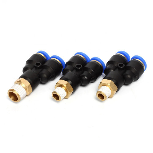 ข้อต่อลมแบบสามทาง SNS SPX Series [Connector Fitting]