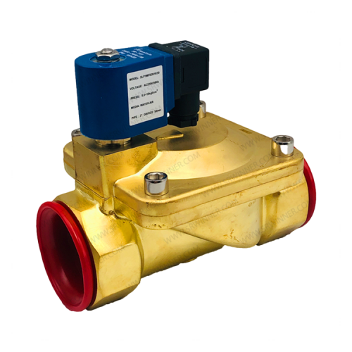 โซลินอยด์วาล์วทองเหลือง (2ทาง) ขนาด 2 นิ้ว [ Brass Solenoid Valve ] 2