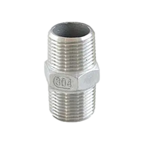 ข้อต่อตรงสแตนเลส Stainless Fitting Hex Nipple