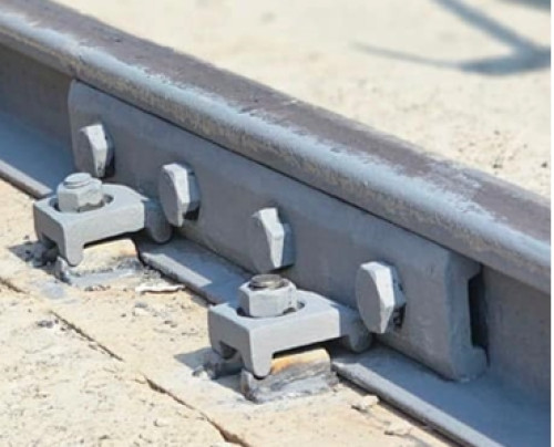 ติดตั้ง Rail Clamp,Connecting Plate,รางรถไฟ