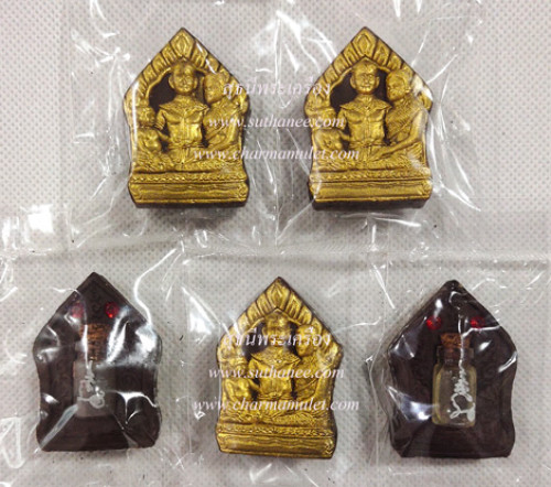ขุนแผน นางพิม - กุมารทอง เนื้อว่านเสน่ห์ 108 ปัดทองบางส่วน {ปล่อยขาดทุน..ราคาถูกกว่า ปี 255x !!}