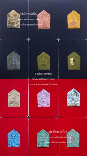 ขุนแผนพรายแม่พุ่มพวง พิมพ์เล็ก ตะกรุดเงิน - ทองแดง ชุดเหมา 50 องค์ {ราคา..ถูกกว่าจอง ปี 2558 !!}