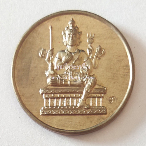 เหรียญกลมพระพรหม 2.7 ซ.ม. เนื้อนวโลหะ {ปล่อยขาดทุน !!}