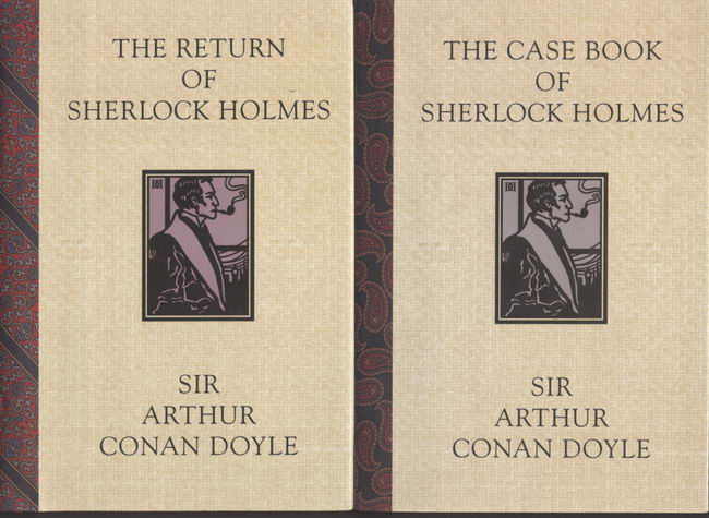set of Sir Arthur Conan Doyle/Sherlock Holmes mysteries รวมชุด เชอร์ล็อค โฮล์ม 9 เล่มชุด