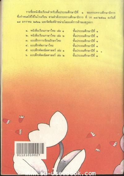 หนังสือเรียนภาษาไทยชั้นประถมศึกษาปีที่1เล่ม2 (มานี มานะ) 1