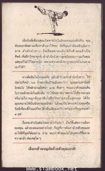 ชุดผจญภัยตามใจเลือก 40-บุกแดนยอดกังฟู (Master of Kung Fu) 1