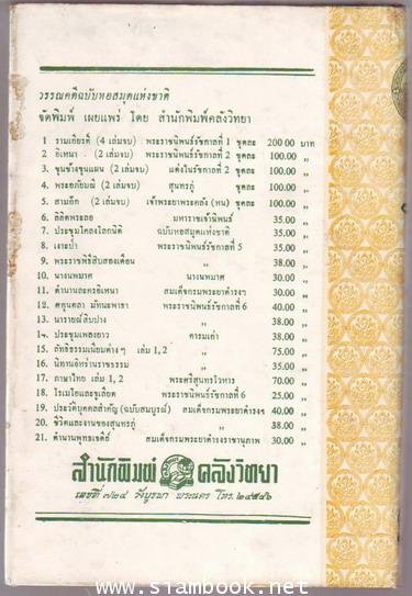 มูลบทบรรพกิจ วาหนิติ์นิกร อักษรประโยค สังโยคพิธาน ไวพจน์พิจารณ์ พิศาลการันต์ 2