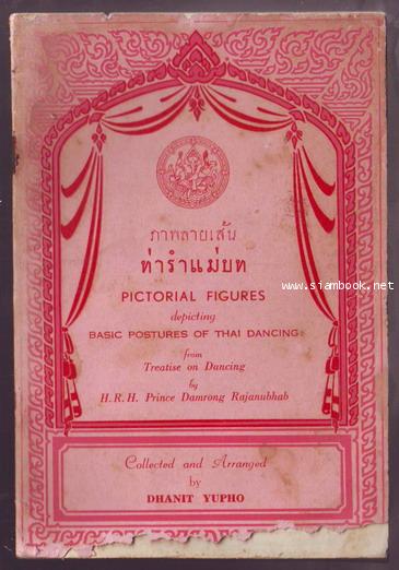 ภาพลายเส้นท่ารำแม่บท (Pictorial Figures depicting Basic Postures of Thai Dancing)-รอชำระเงิน 243250-