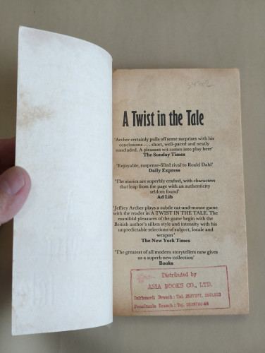 A Twist in The Tale By Jeffrey Archer 6