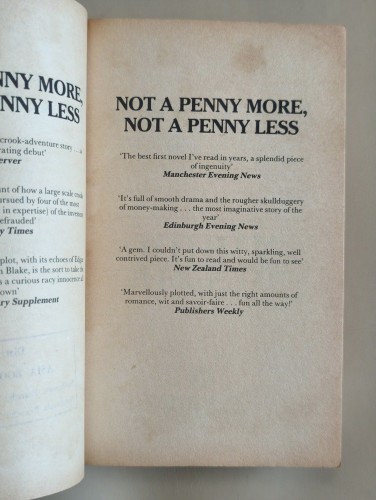 Not A Penny More, Not A Penny Less By Jeffrey Archer 8