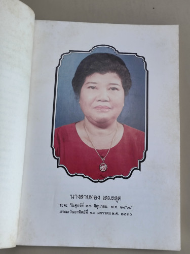 คู่มือมนุษย์ ของท่านพุทธทาสภิกขุ อนุสรณ์ นางสายทอง เสมรสุต 7