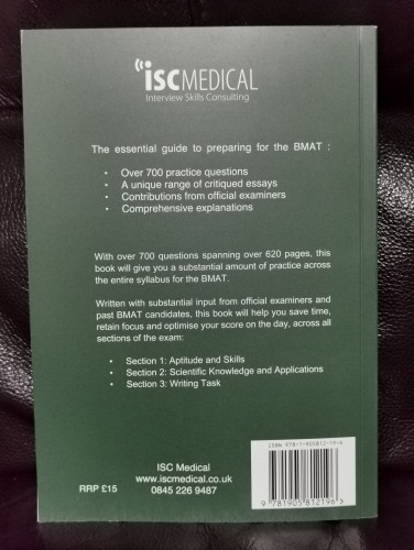 GET INTO MEDICAL SCHOOL - 700 BMAT PRACTICE QUESTIONS: WITH CONTRIBUTIONS FROM OFFICIAL BMAT EXAMINE 5
