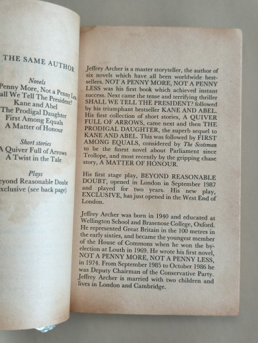 A Twist in The Tale By Jeffrey Archer 8