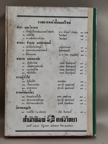 หลีกไม่พ้น เรื่องความรู้ในเรื่องการแพทย์ต่าง ๆ / น.พ.เสนอ อินทรสุขศรี 1
