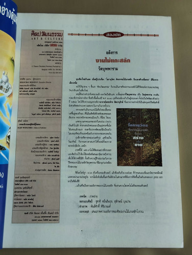 ศิลปวัฒนธรรม ปีที่15ฉบับที่12 ประจำเดือน ตุลาคม 2537 หัตถกรรมไม้แกะสลัก ถึงเวลาสร้างเพื่อขาย 8