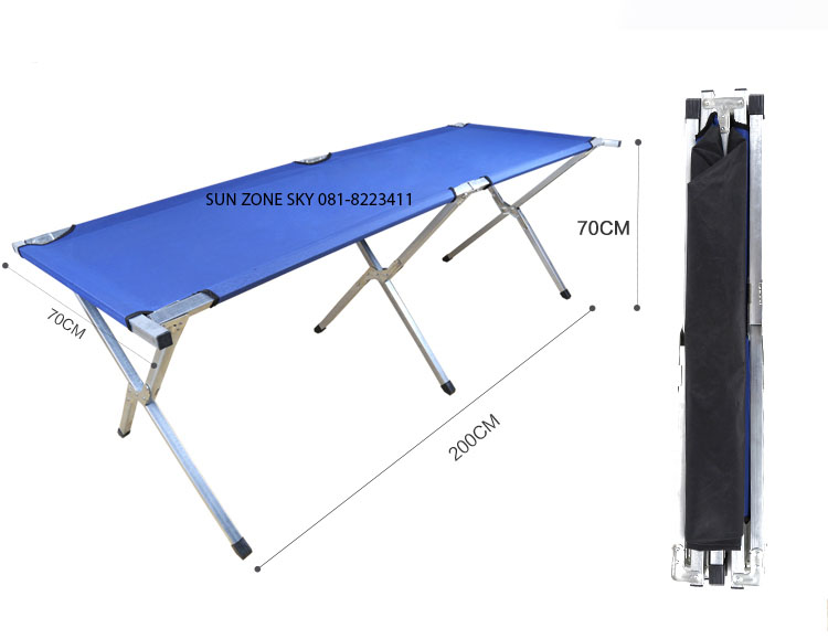 PROMOTION ราคา 850 บาทโต๊ะตลาดนัดพับเก็บได้ โต๊ะขายของรุ่นหน้าโต๊ะเป็นผ้าใบ - ขนาดความยาว 2 เมตร