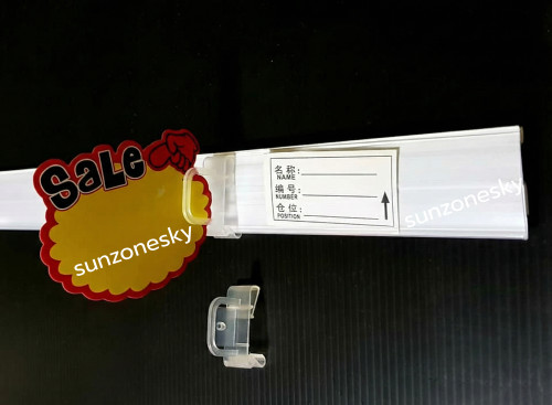 แพ๊คละ 90 บาท (1แพ๊คมี 10 ชิ้น)คลิปหนีบป้าย ข้อความโปรโมชั่น ใช้กับป้ายราคาพลาสติก รหัสสินค้า:000721 1