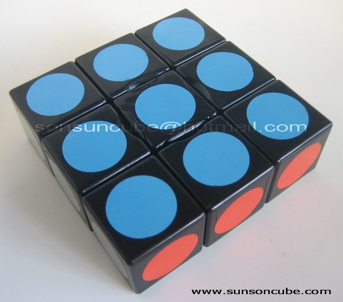รูบิค 1x3x3 Super Floopy cube ( Black )
