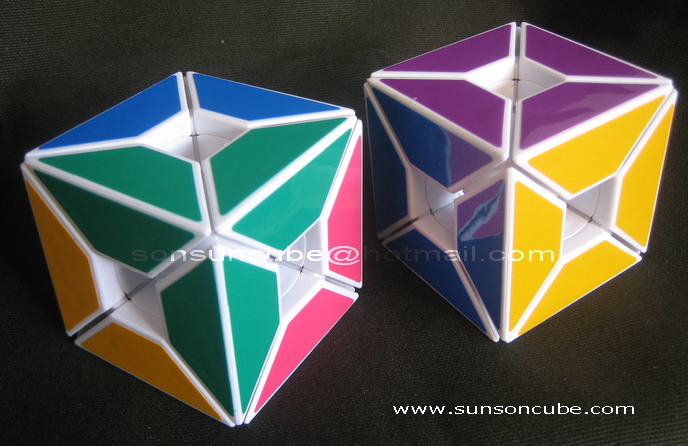 Edge only Hollow cube  ( 4 and 6 colors Set )