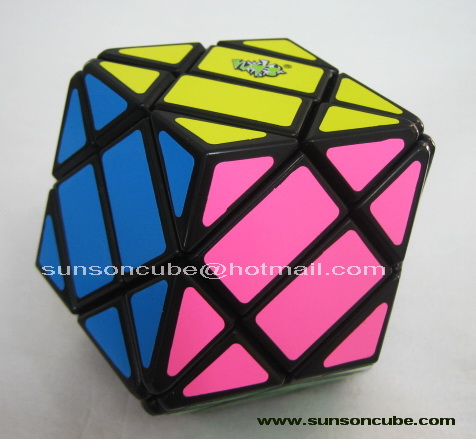 4x4x4 Rhombic Dodecahedron - LL  ( Black )