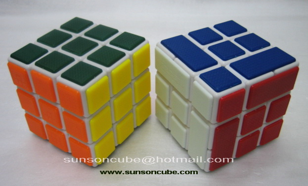 Bandaged-3 Cube  - CT  ( White )