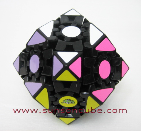 Gear Rhombic Dodecahedron - I /  Black