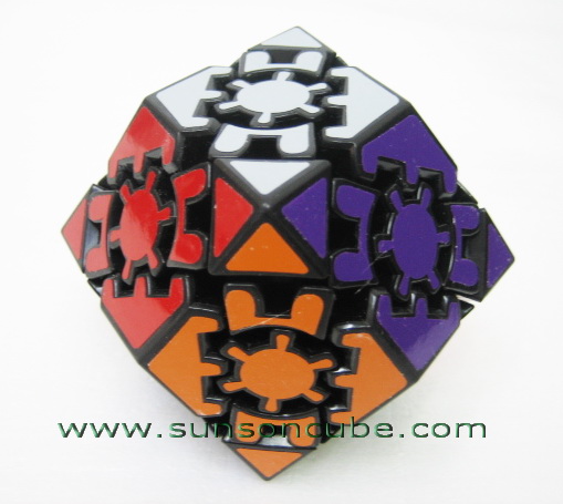 Gear Rhombic Dodecahedron - II  /  Black