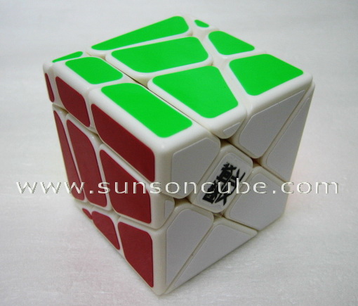 Moyu Crazy Fisher cube ( Yi Leng ) / White