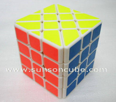 4x4x4 Fisher cube - Moyu / White
