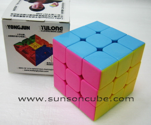 3x3x3 YJ YuLong / ฺBody color - Pink